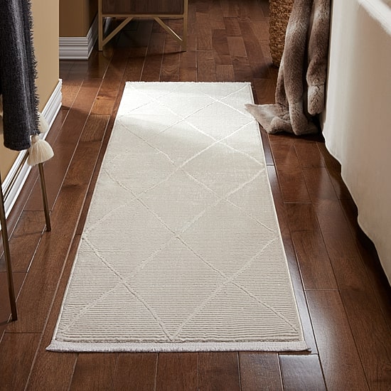 Town And Country Tretta Diamond 12" X 84" Indoor Rectangular Runner