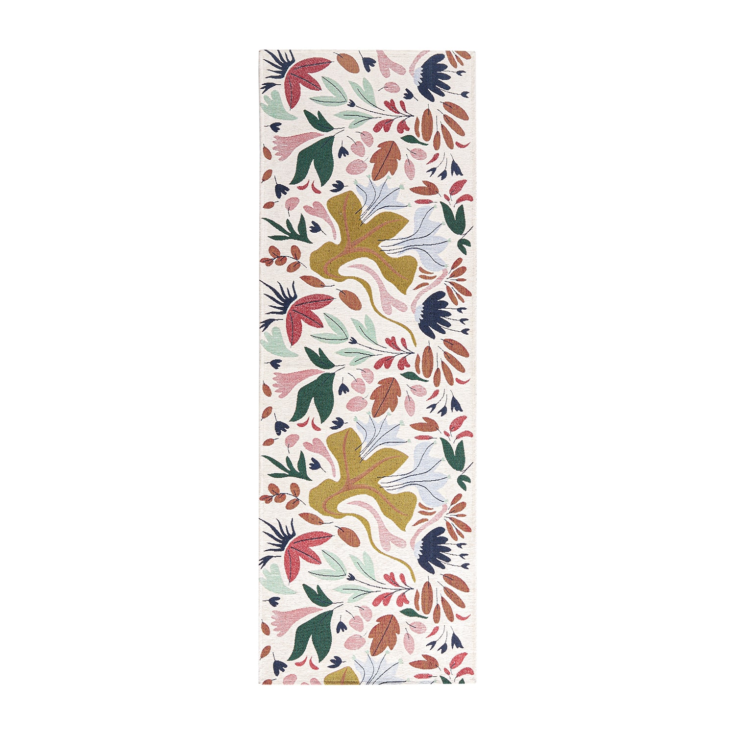 Town And Country Livie Floral Washable 24" X 72" Indoor Rectangular Runner