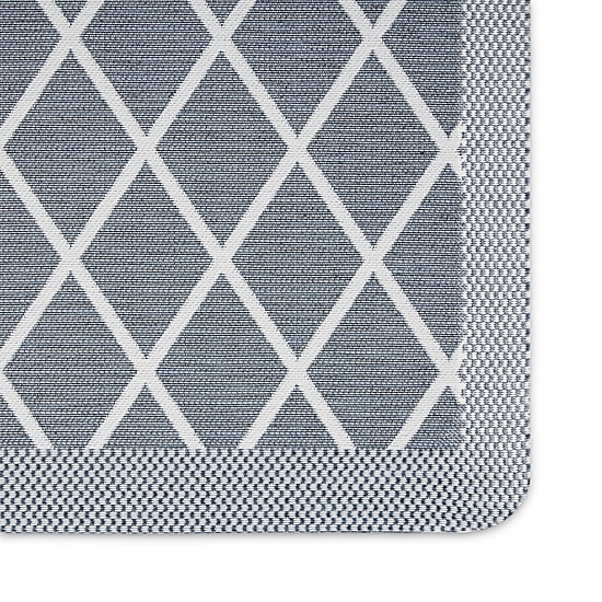 Martha Stewart Miles Air Diamond Indoor Rectangular Kitchen Mat