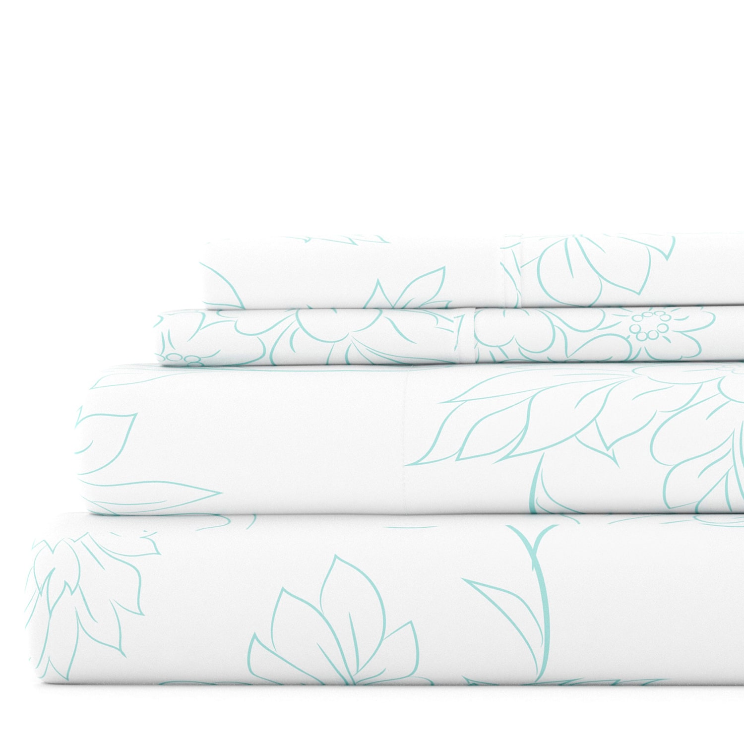 Casual Comfort™ Premium Ultra Soft Vine Pattern Microfiber Wrinkle Free Sheet Set