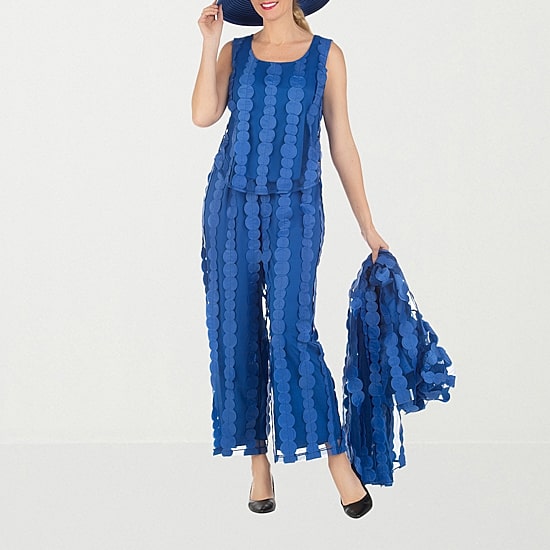 Giovanna Signature 3-pc. Geometric Pant Set-Plus
