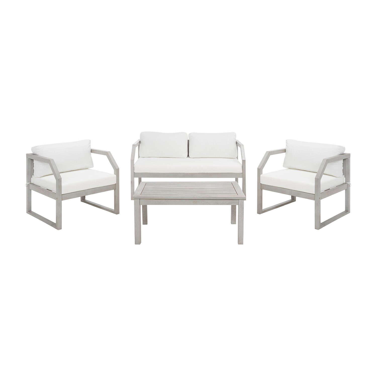 Safavieh Dren Collection 4-pc. Conversation Set Weather Resistant