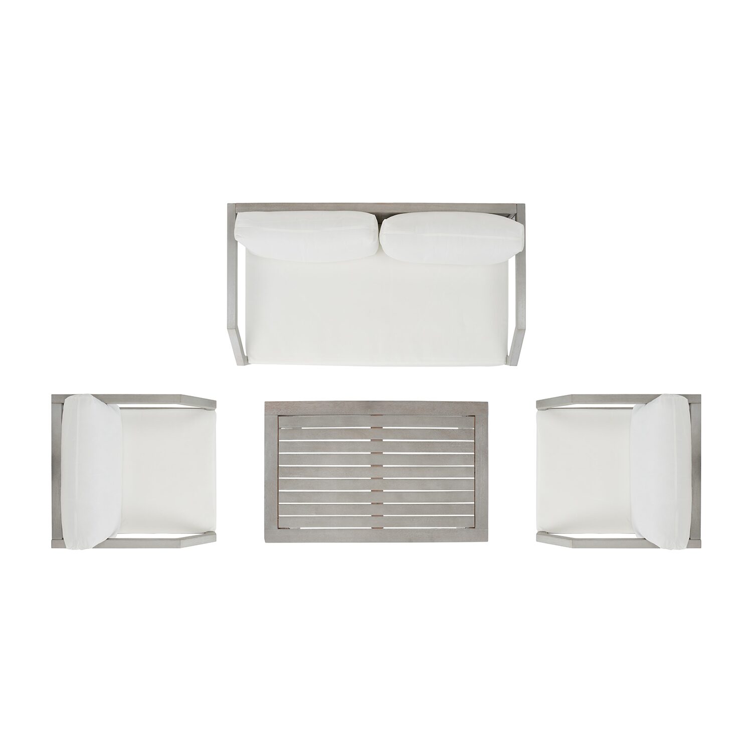 Safavieh Dren Collection 4-pc. Conversation Set Weather Resistant