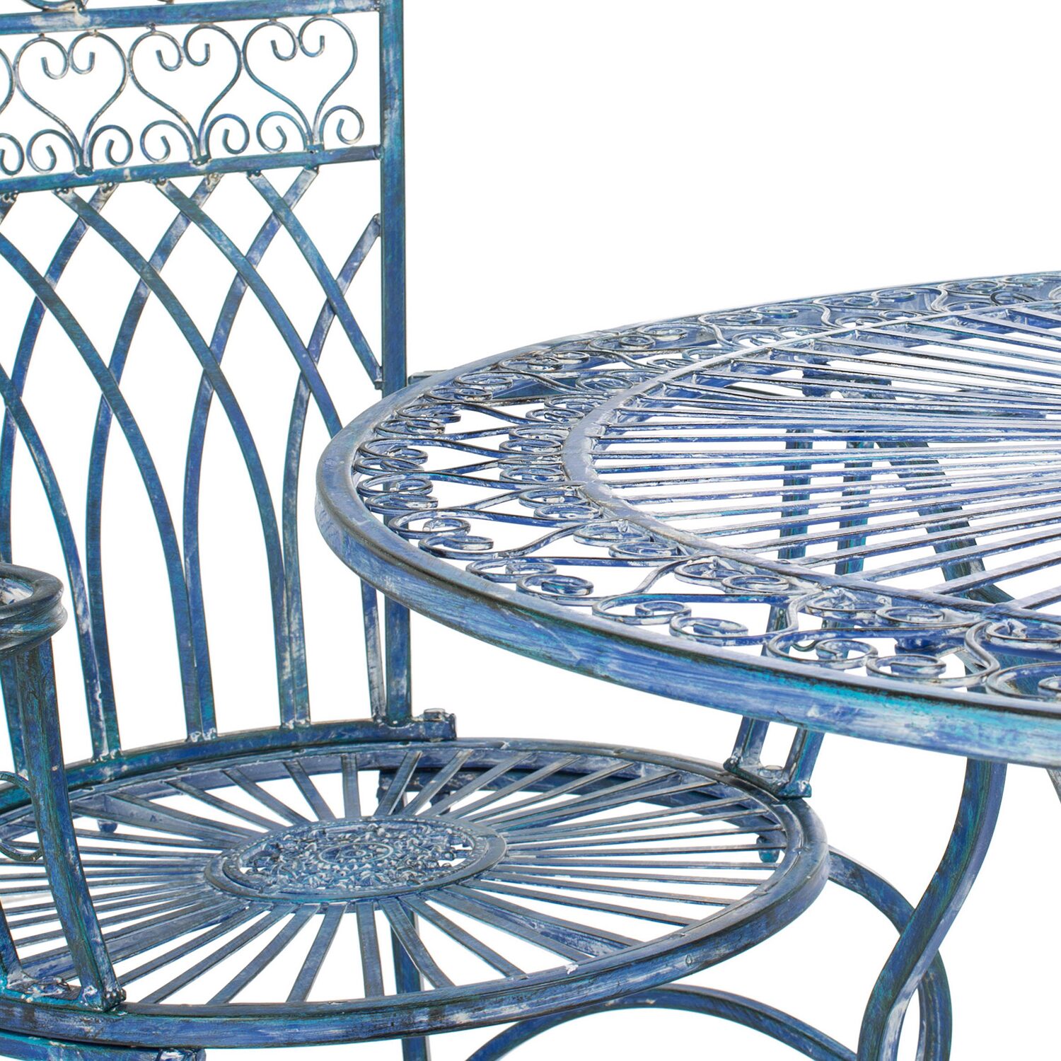 Safavieh Thessaly Patio Collection 5-pc. Weather Resistant Round Dining Set