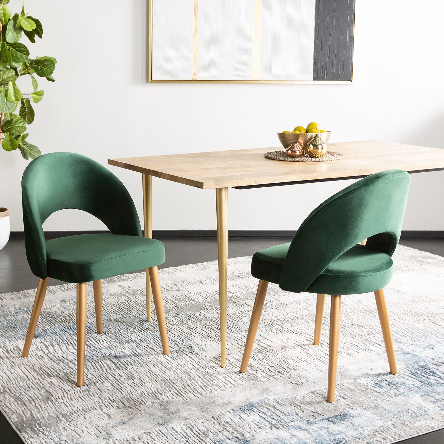 Safavieh Giani Dining Collection 2-pc. Upholstered Chair
