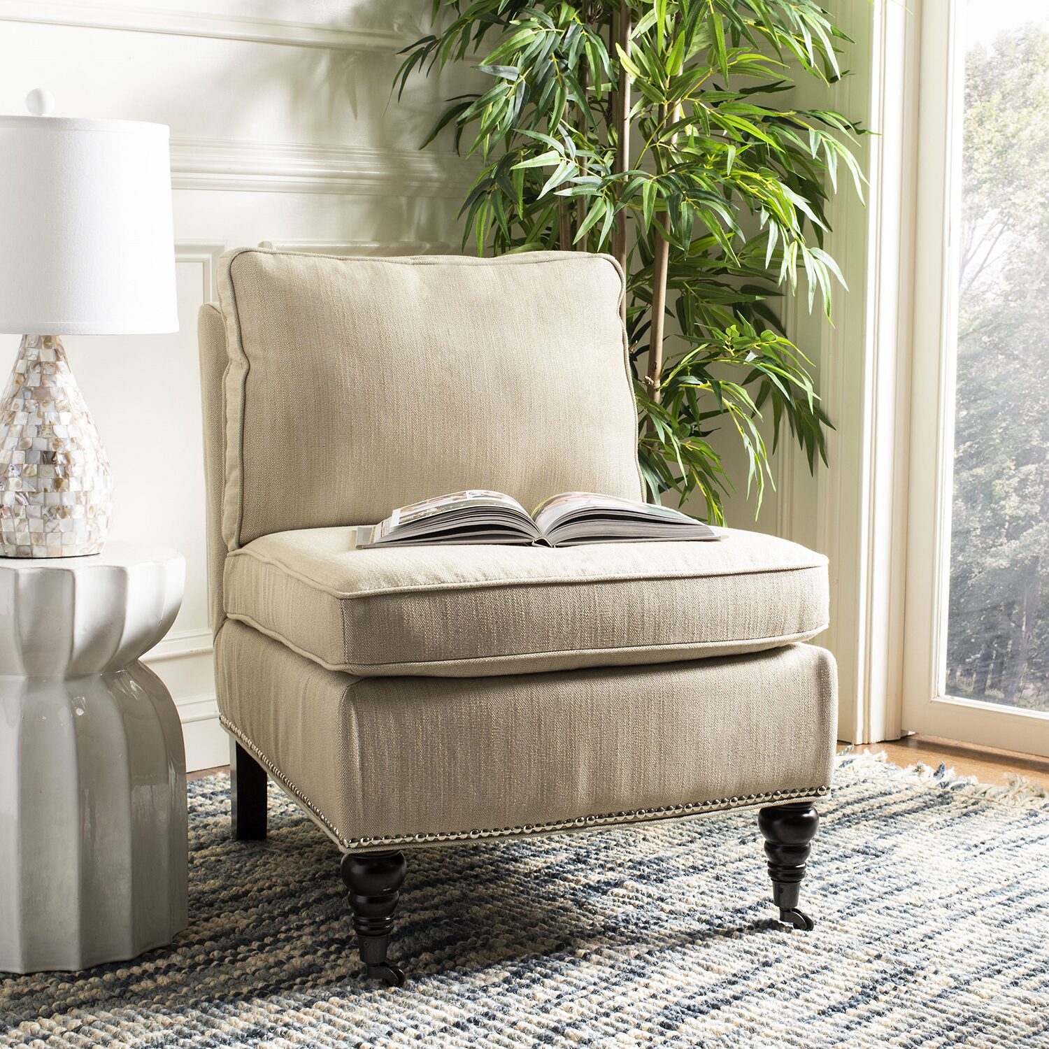 Safavieh Randy Upholstered Slipper Chair