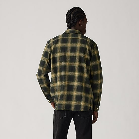 Levi's® Mens Long Sleeve Relaxed Fit Flannel Shirt