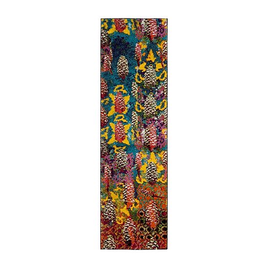 Safavieh Mayson Abstract Shag Rectangular Runner