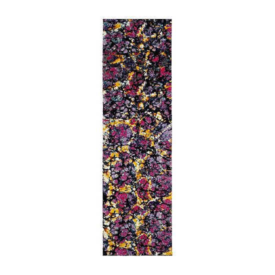 Safavieh Shavonne Geometric Shag Rectangular Runner