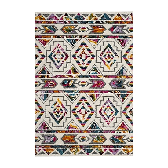 Safavieh Colleen Geometric Shag Rectangular Rugs