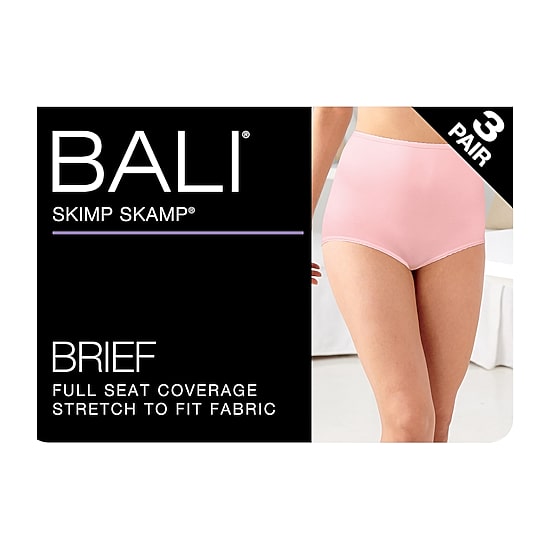 Bali Skimp Skamp Womens Cooling 3 Pack Brief Panty A633