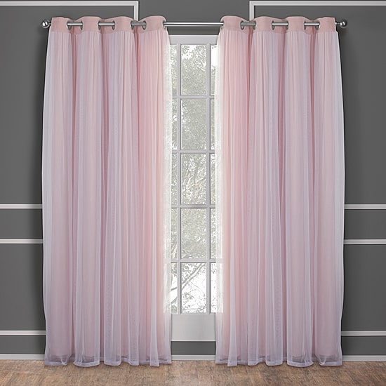 Exclusive Home Curtains Catarina Grommet Top Energy Saving Blackout Set of 2 Curtain Panel