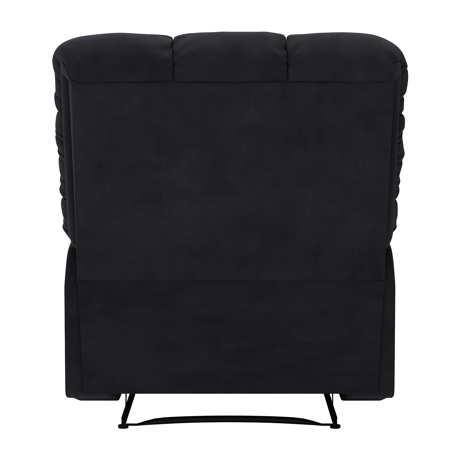 ProLounger Barbera Wall Hugger Biscuit Tufted Recliner Stain-Resistant Microfiber