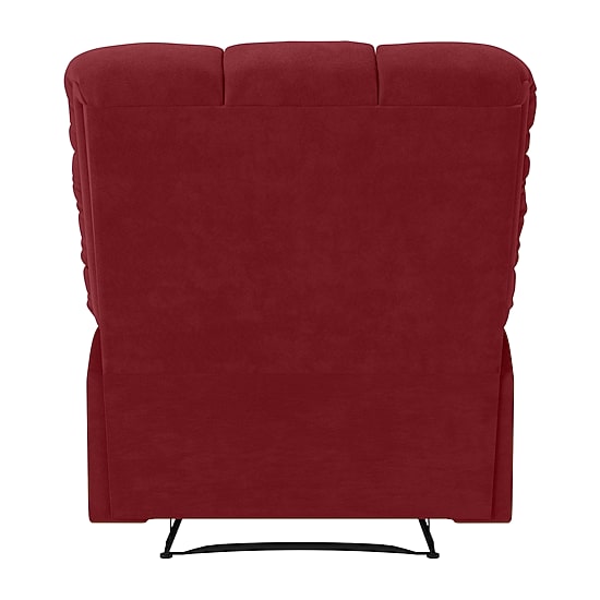 ProLounger Barbera Wall Hugger Biscuit Tufted Recliner in Stain-Resistant Microfiber