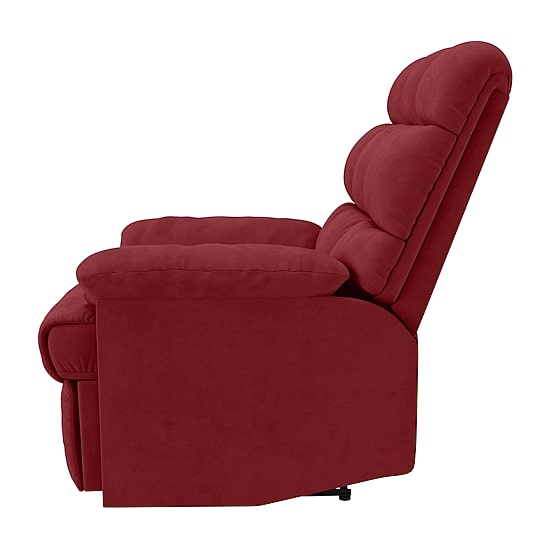 ProLounger Barbera Wall Hugger Biscuit Tufted Recliner in Stain-Resistant Microfiber