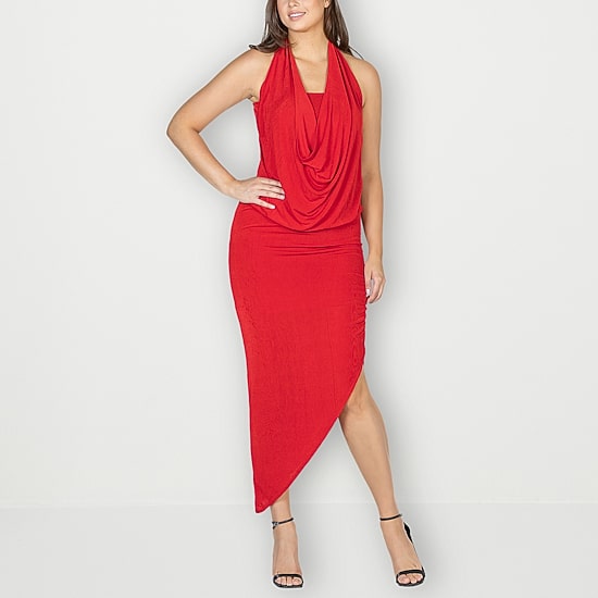 24seven Comfort Apparel Womens Sleeveless Party Dress