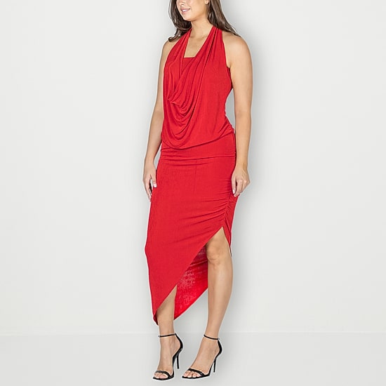 24seven Comfort Apparel Womens Sleeveless Party Dress