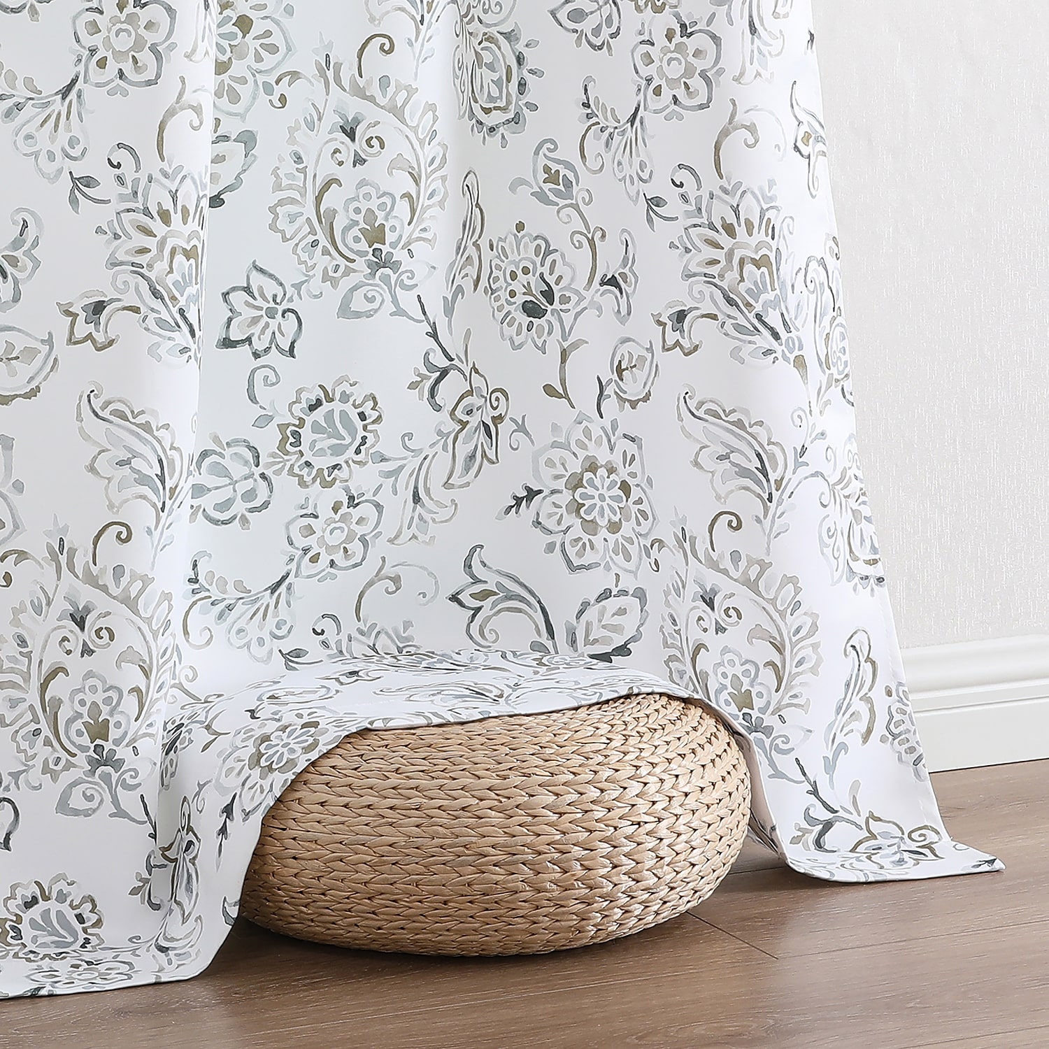 Regal Home Kelvis Printed Grommet Top Energy Saving Blackout Set of 2 Curtain Panel