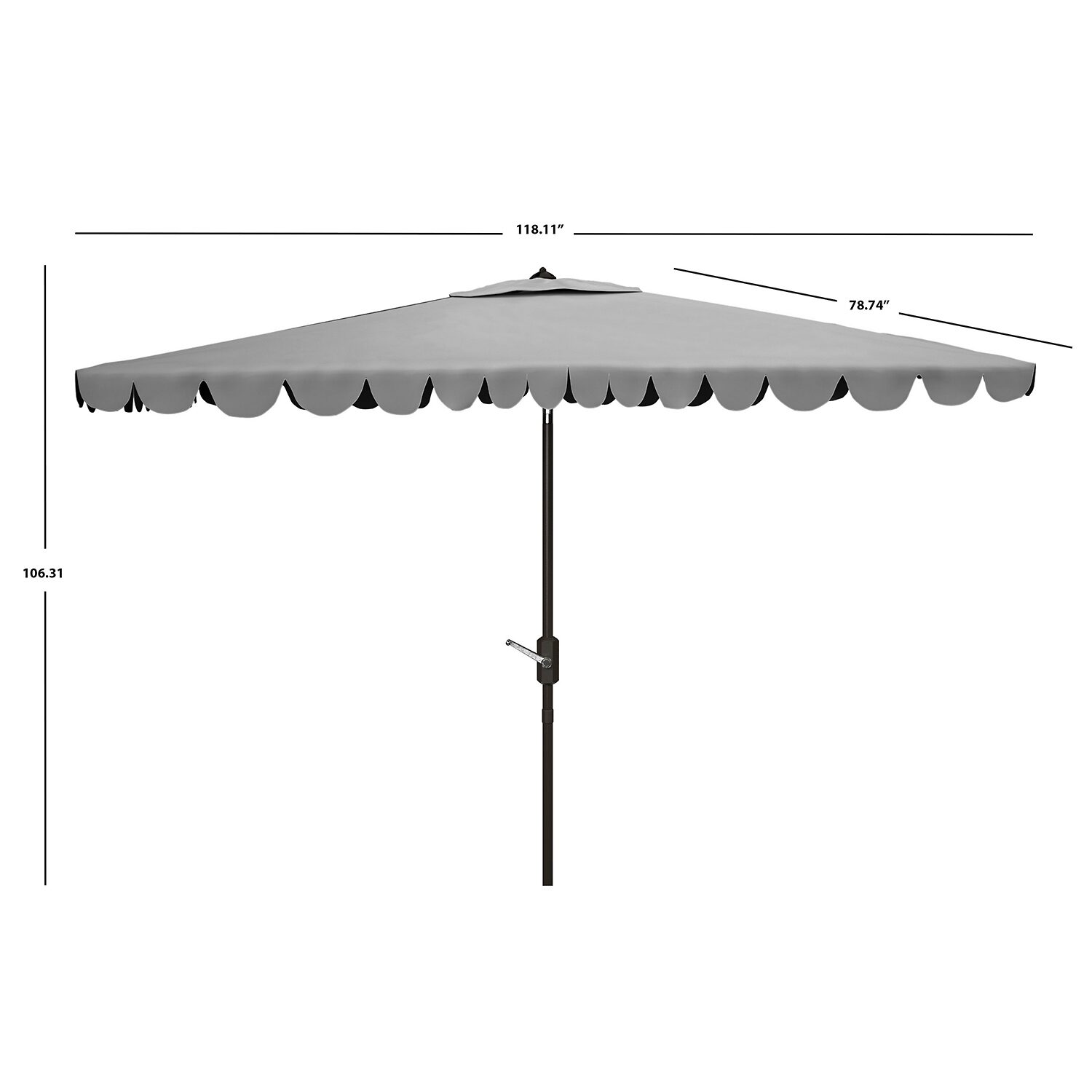 Safavieh Venice Patio Collection Umbrella