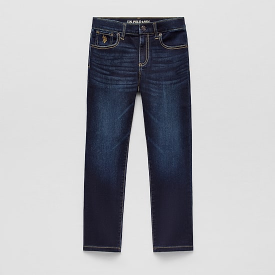 U.S. Polo Assn. Little & Big Kid Boys Stretch Fabric Straight Leg Jean