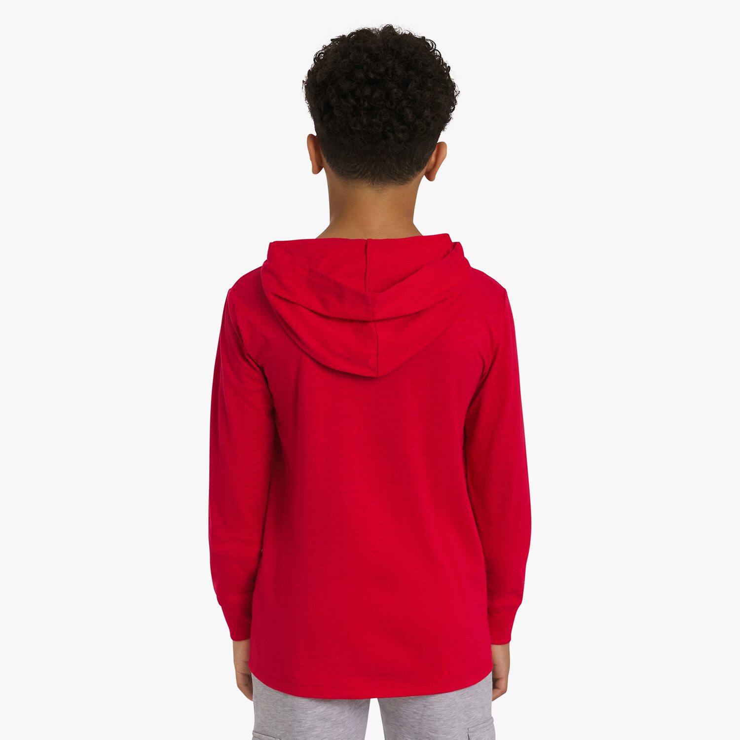 Champion Big Kid Boys Hooded Long Sleeve Regular Fit Graphic T-Shirt