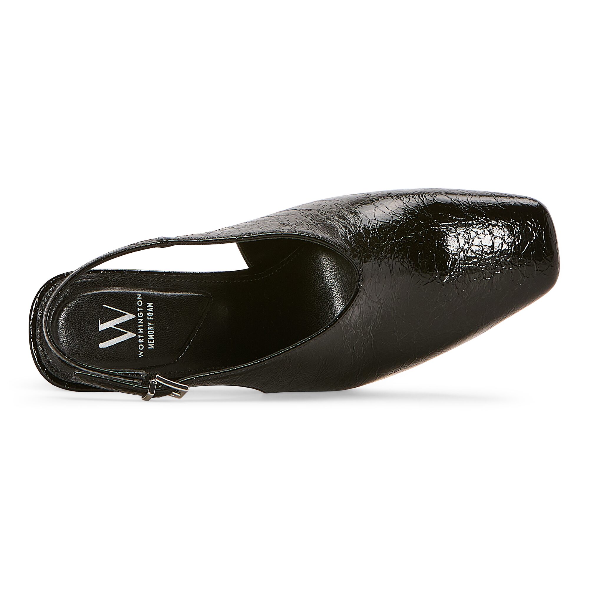 Worthington Saranack Womens Square Closed Toe Block Heel Pumps