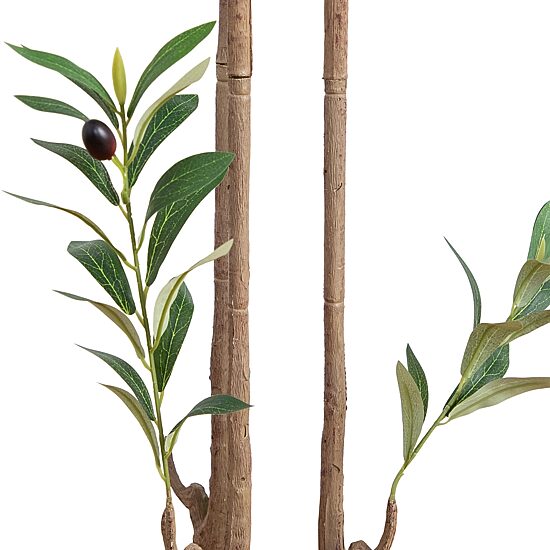 Nearly Natural 6ft. Green Minimalist Olive Indoor Artificial Tree