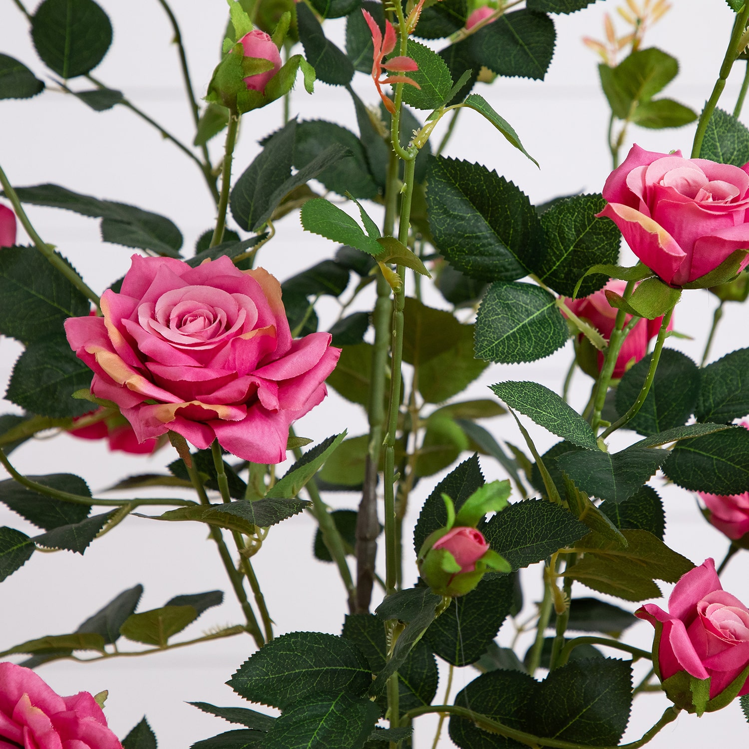 Nearly Natural 4ft. Pink Rose Indoor Artificial Tree