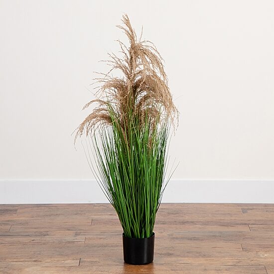 Nearly Natural 4ft. Green Pampas Grass Artificial Plant