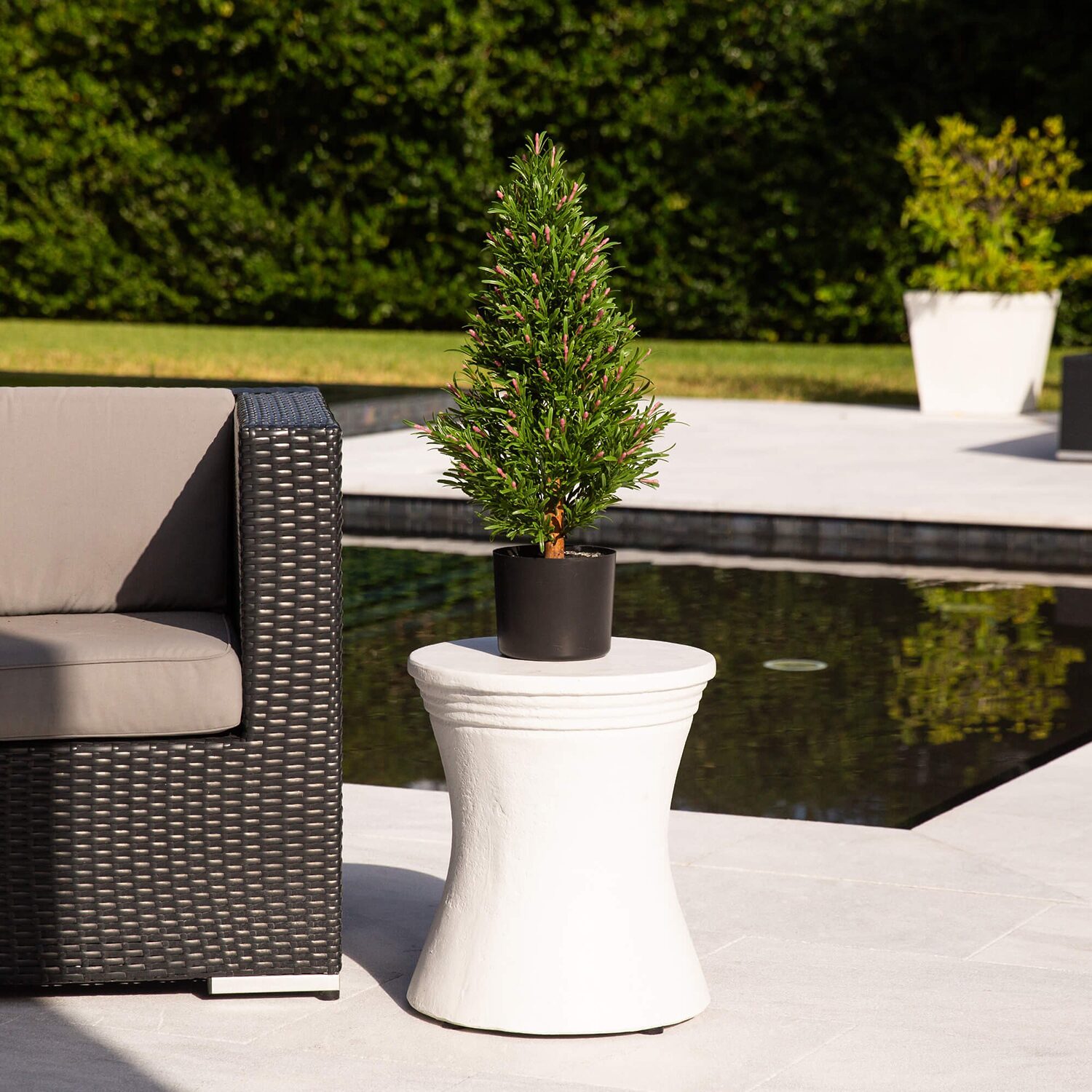 Nearly Natural 2ft. Green Rosemary Topiary