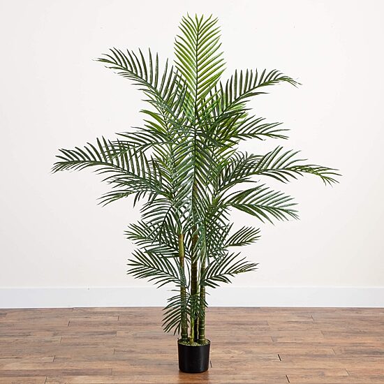 Nearly Natural 6ft. Green Areca Indoor Artificial Tree