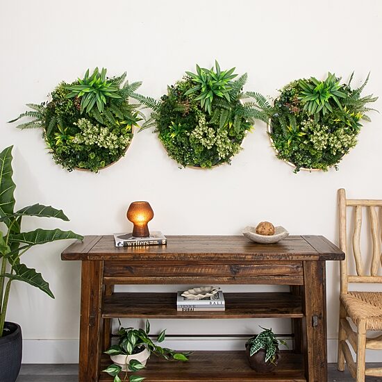 Nearly Natural 20in. X 20in. Green Queensland Rainforest Wall Panel Artificial Plant