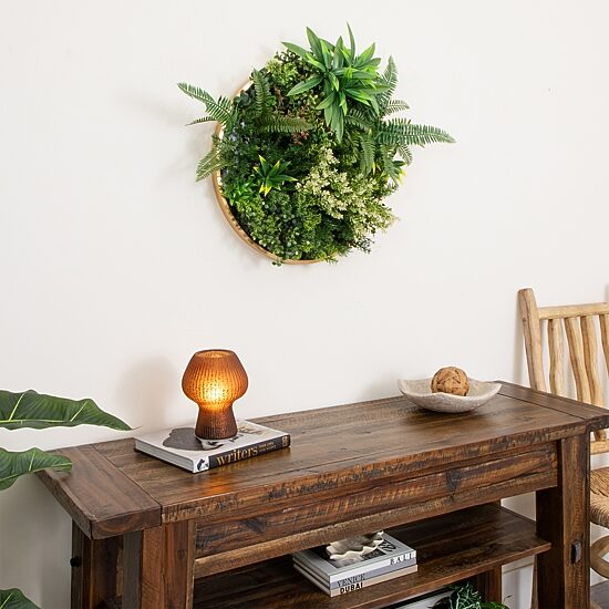 Nearly Natural 20in. X 20in. Green Queensland Rainforest Wall Panel Artificial Plant