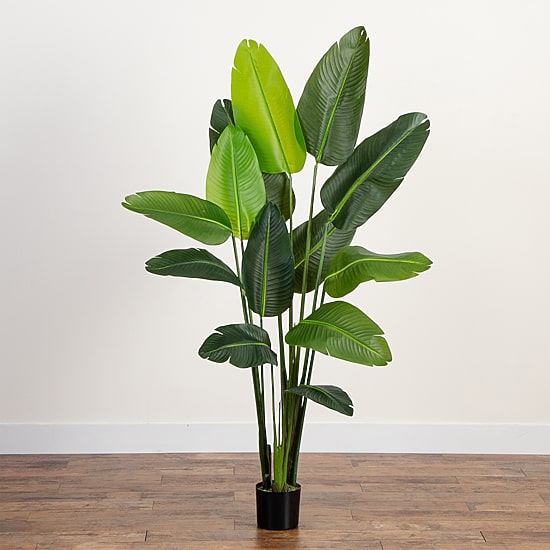 Nearly Natural 6ft. Green Travelers Palm Indoor Artificial Tree