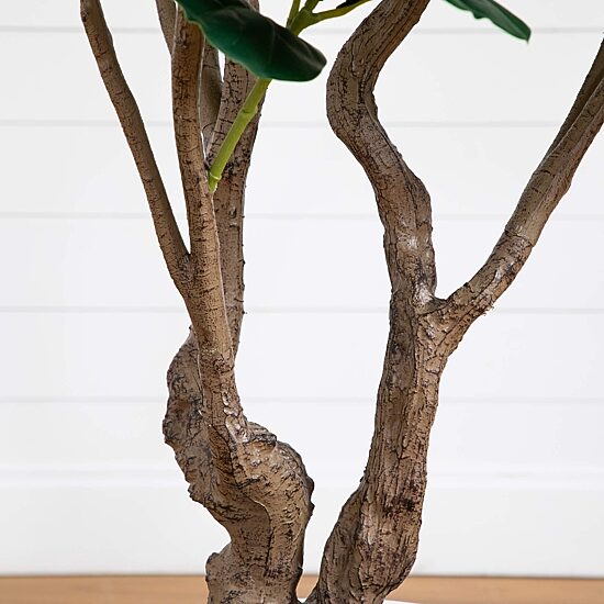 Nearly Natural 6ft. Green Grand Fiddle Leaf Indoor Artificial Tree
