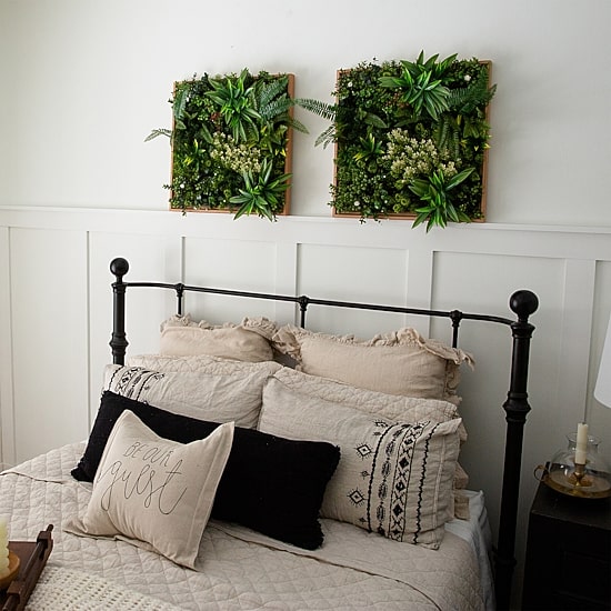 Nearly Natural 20in. X 20in. Green Lighted Queensland Rainforest Wall Panel Artificial Plant