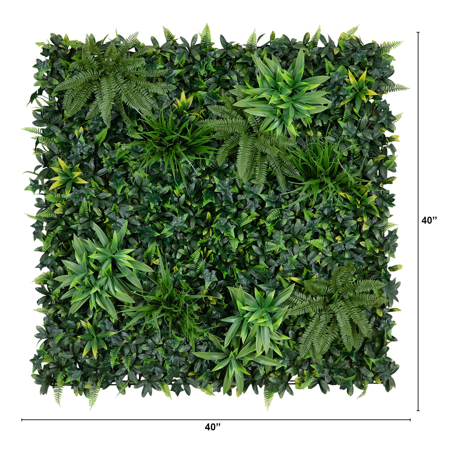 Nearly Natural 40in. X 40in. Green Andean Cloud Forest Wall Panel Artificial Plant