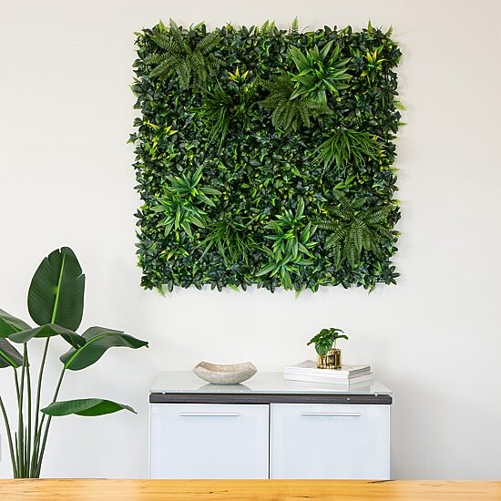 Nearly Natural 40in. X 40in. Green Andean Cloud Forest Wall Panel Artificial Plant