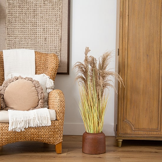 Nearly Natural 4ft. Green Pampas Grass Artificial Plant