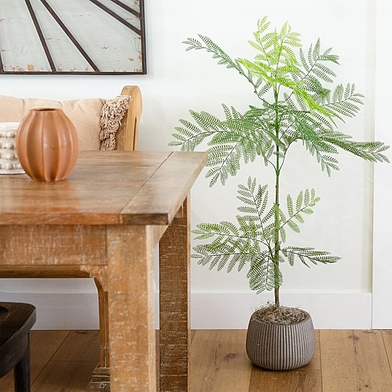 Nearly Natural 3.5ft. Green Minimalist Jacaranda Artificial Plant