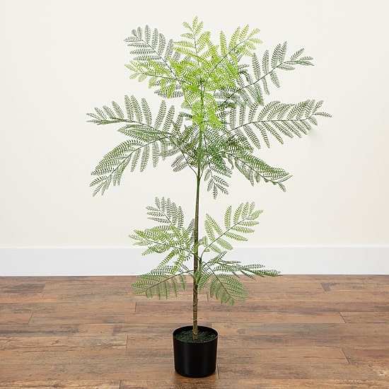 Nearly Natural 3.5ft. Green Minimalist Jacaranda Artificial Plant