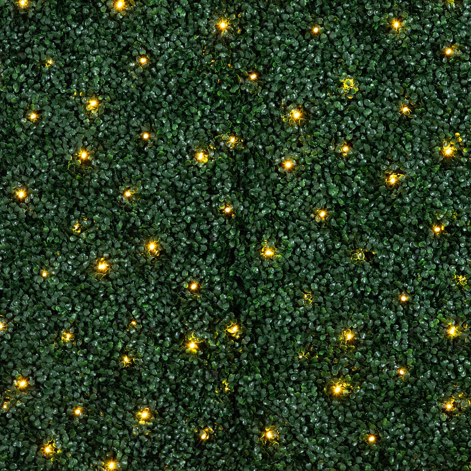Nearly Natural 40in. X 40in. Green Lighted Boxwood Wall Panel Artificial Plant