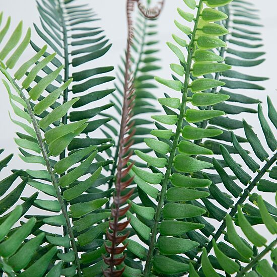 Nearly Natural 16in Green Fern Artificial Plant