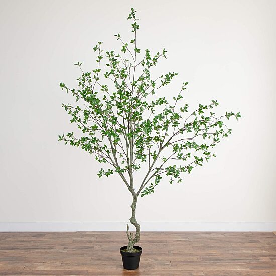 Nearly Natural 10ft. Green Minimalist Citrus Indoor Artificial Tree