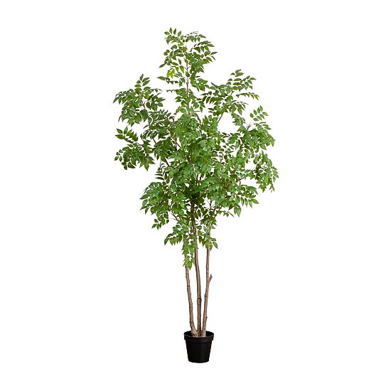 Nearly Natural 8ft. Green Sumac Indoor Artificial Tree
