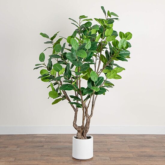 Nearly Natural 6ft. Green Audrey Ficus Indoor Artificial Tree