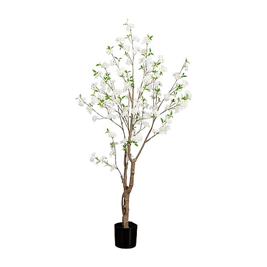 Nearly Natural 6ft. Green Deluxe Cherry Blossom Indoor Artificial Tree