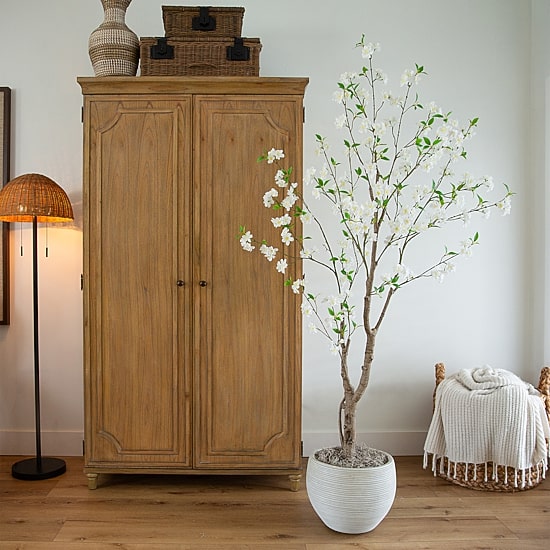 Nearly Natural 6ft. Green Deluxe Cherry Blossom Indoor Artificial Tree