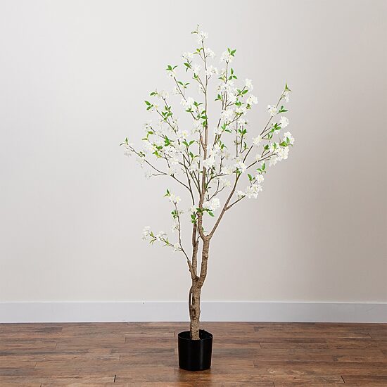 Nearly Natural 6ft. Green Deluxe Cherry Blossom Indoor Artificial Tree