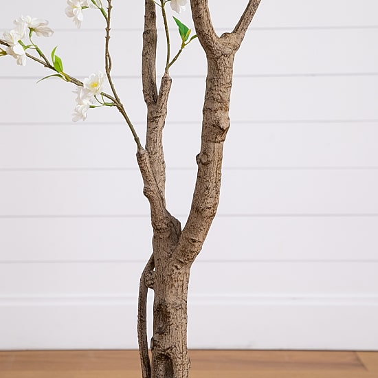 Nearly Natural 6ft. Green Deluxe Cherry Blossom Indoor Artificial Tree